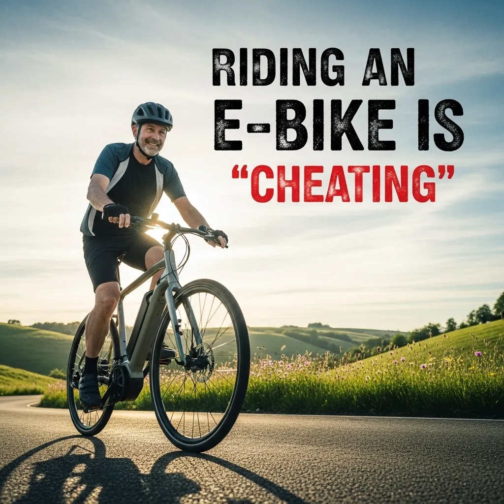 Riding an E-Bike Is "Cheating"