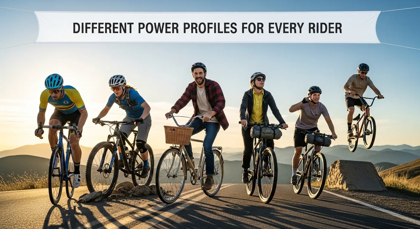 Different Power Profiles for Every Rider