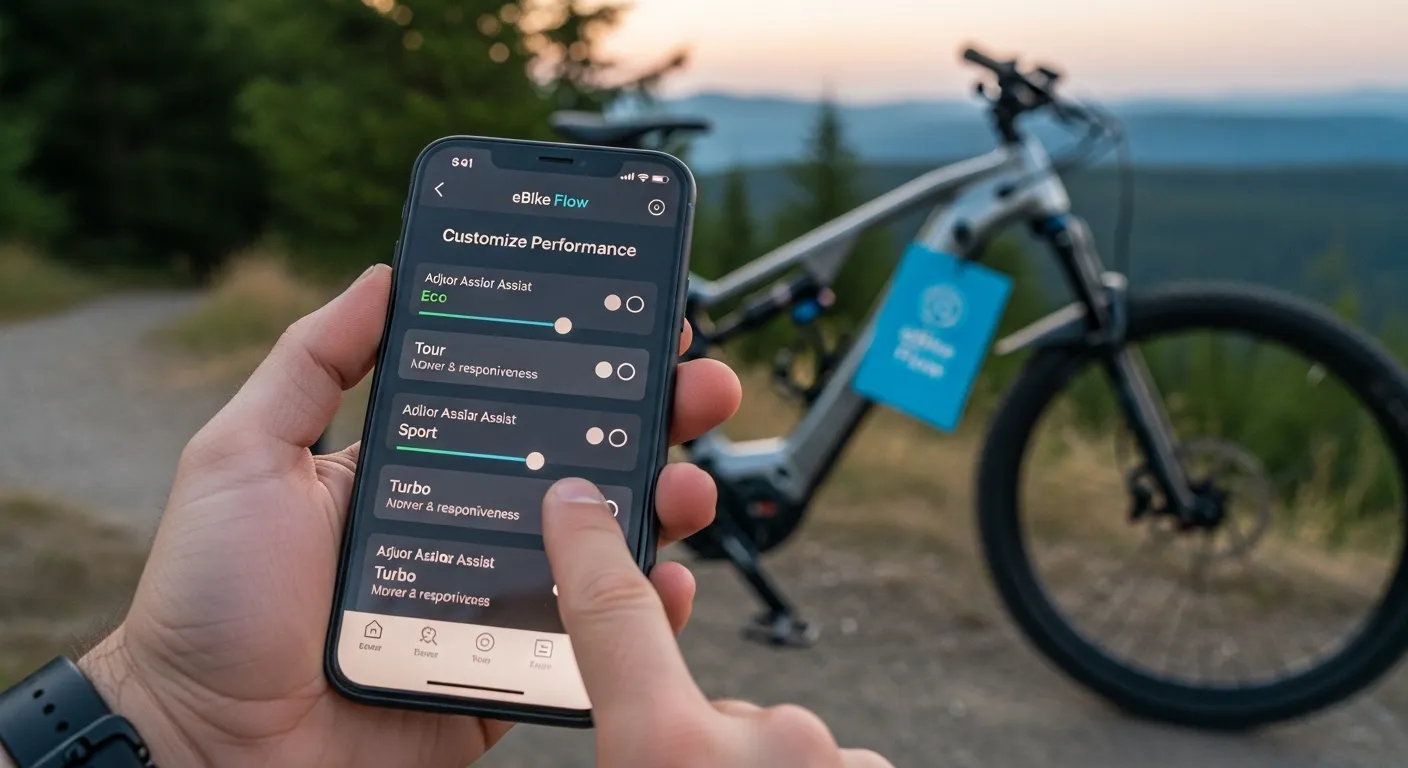 Customizing Performance with the eBike Flow App