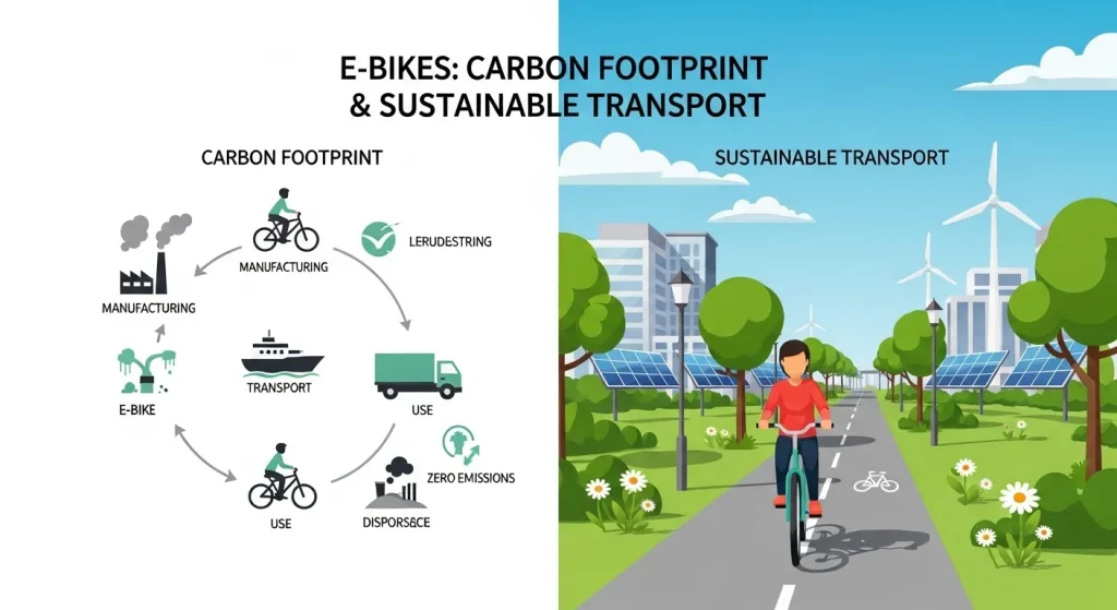 E-Bikes: Carbon Footprint & Sustainable Transport