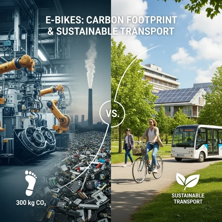 E-Bikes: Carbon Footprint & Sustainable Transport