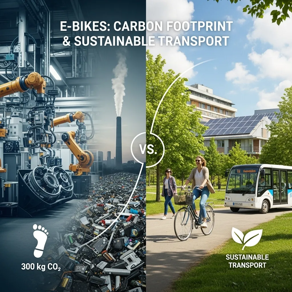 E-Bikes: Carbon Footprint & Sustainable Transport