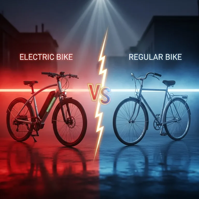 electric bike vs regular bike