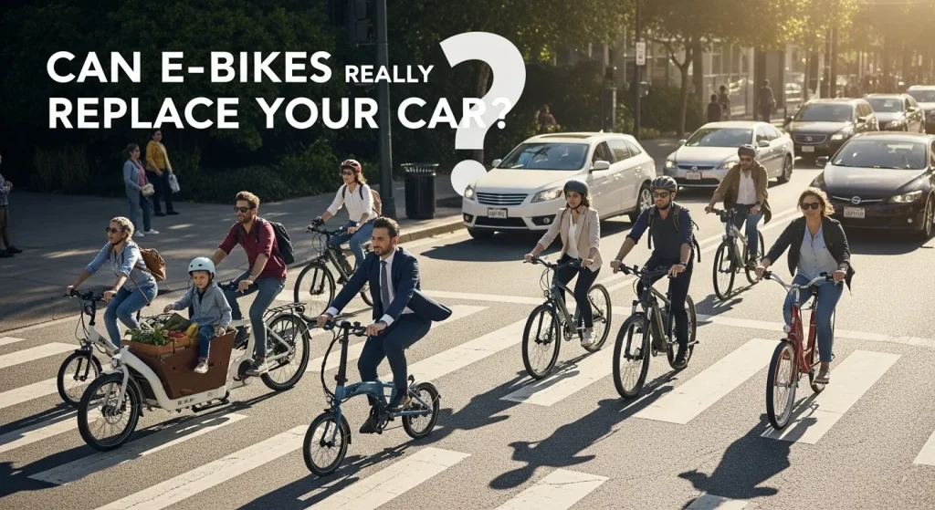 E-Bikes Really Replace Your Car