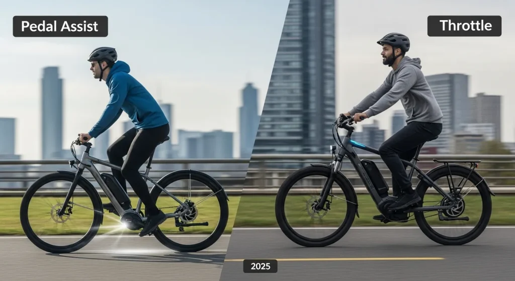 Pedal Assist vs Throttle: Key E-Bike Differences