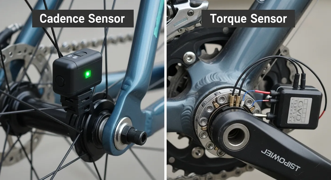 Sensors: cadence vs. torque