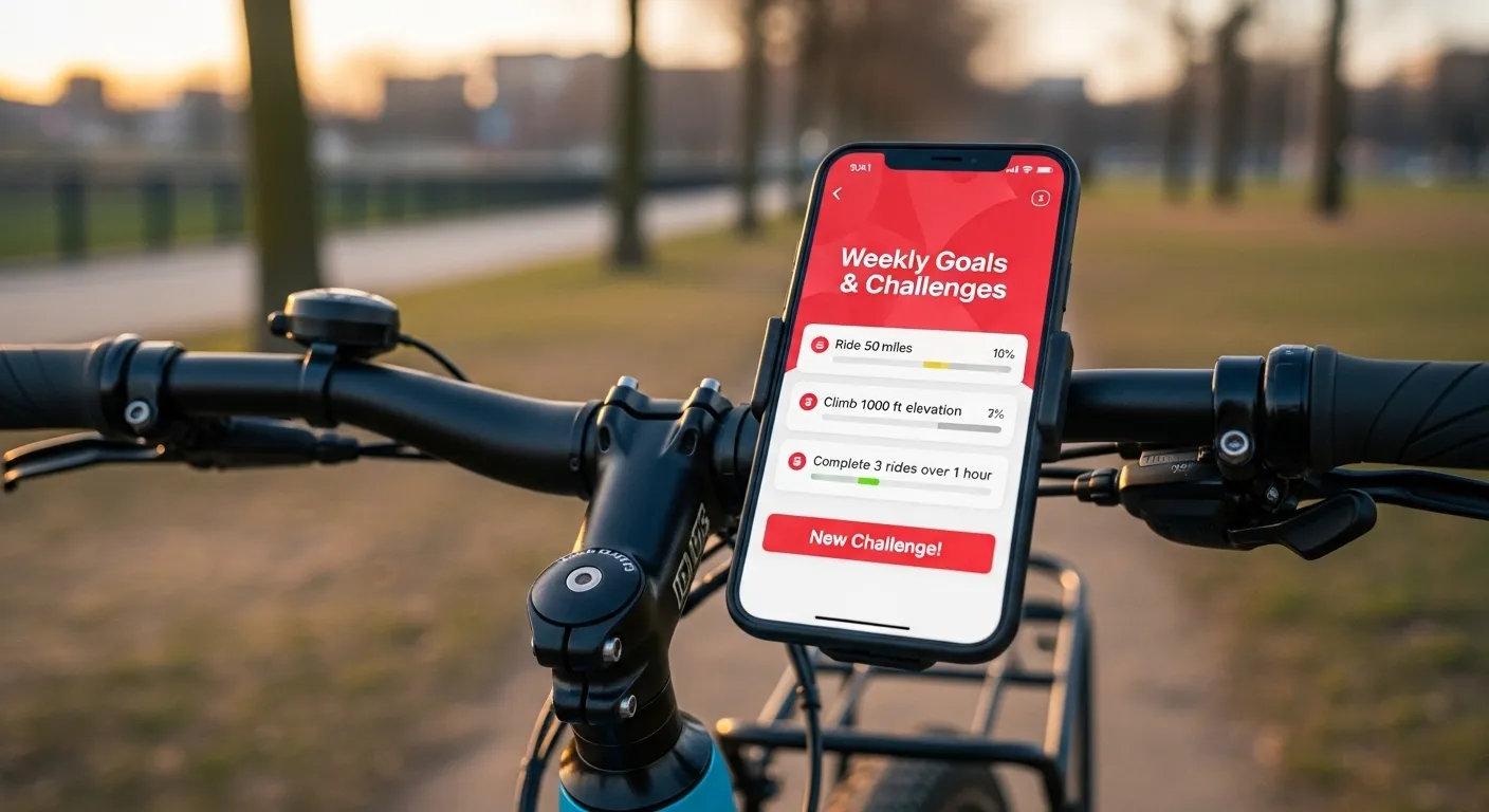 Set weekly goals and challenges