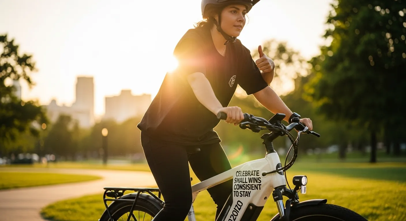 Celebrate small wins to stay consistent